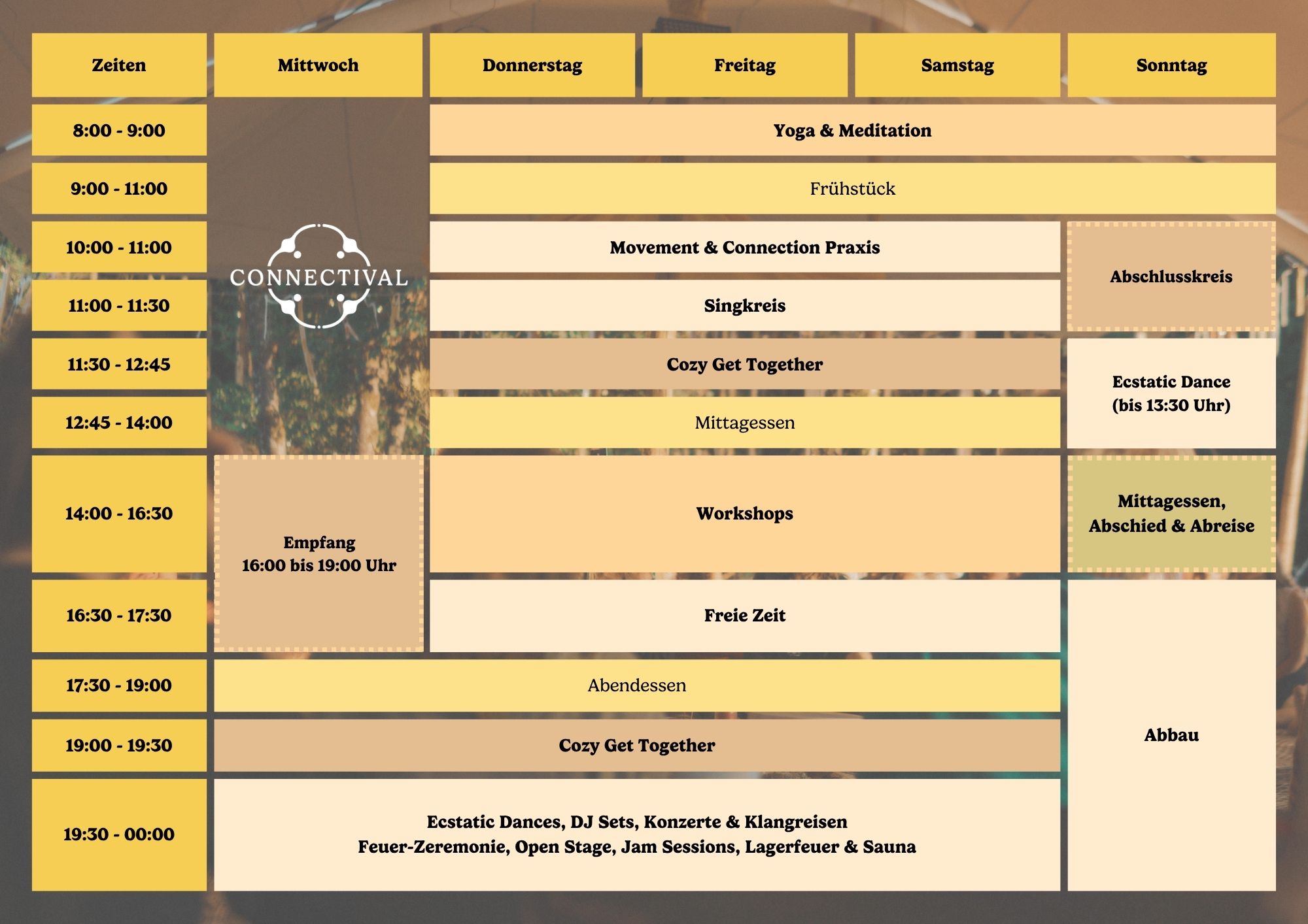 September Connectival 2026 - Timetable